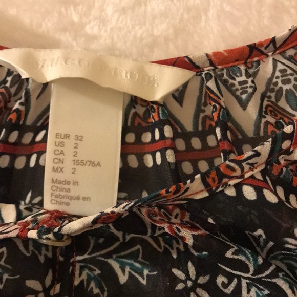 NWOT! H&M Bohemian Maxi Dress - Long Sleeve or Quarter Sleeve 🤎 - Picture 3 of 12